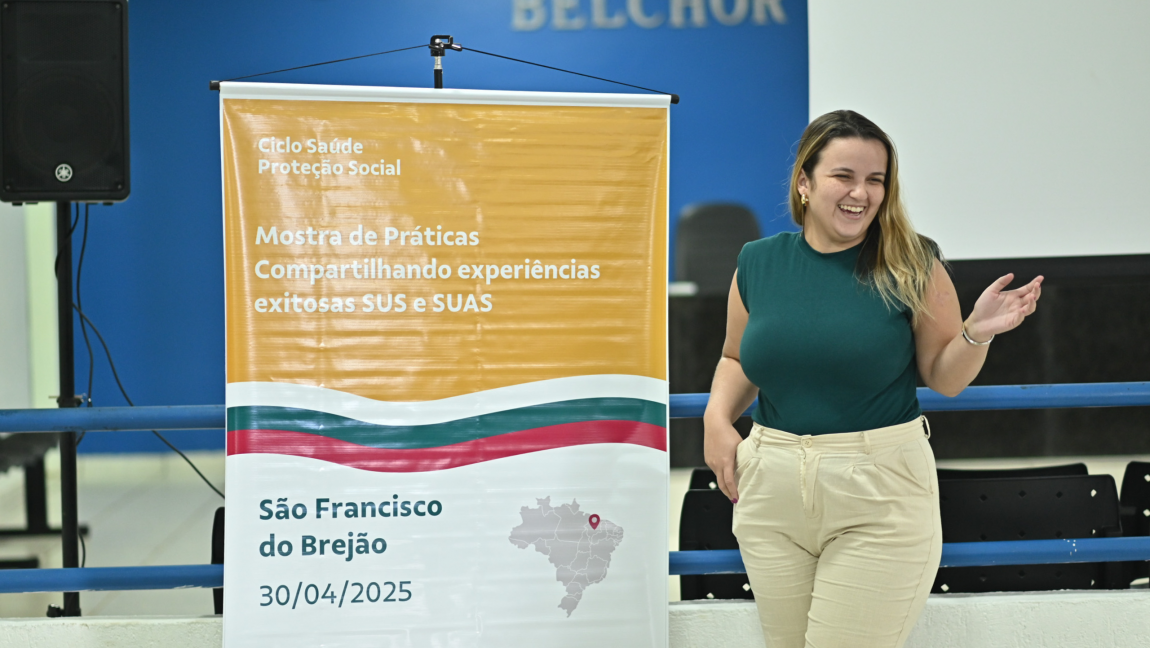 Esta imagem é de Ciclo Saúde Proteção Social reúne equipes das UBS e dos CRAS em Mostras de Práticas em três municípios do Maranhão com a seguinte descrição: 