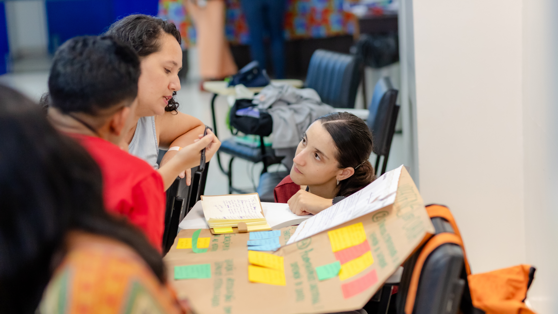 Esta imagem é de Afluentes, projeto do Juntos pela Saúde, promove imersão de cocriação com a seguinte descrição: 
