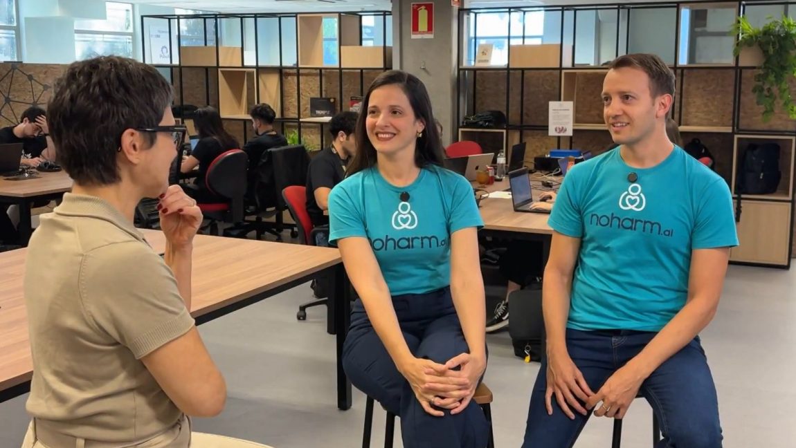 Esta imagem é de NoHarm.ai é destaque no Globo Repórter por inovação que fortalece a segurança do paciente no SUS com a seguinte descrição: 