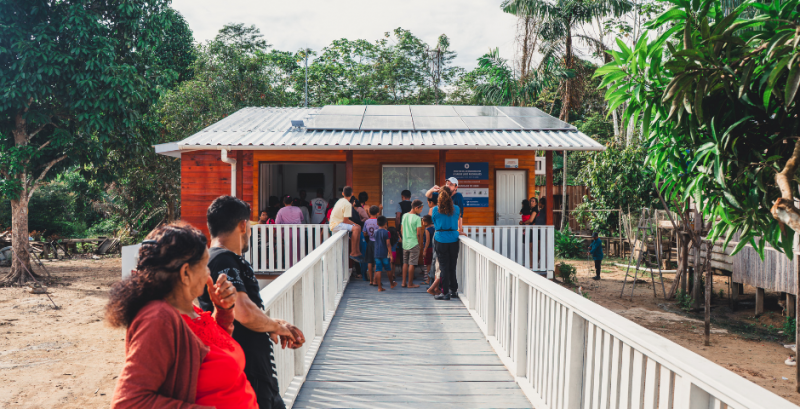 Esta imagem é de Projeto do Juntos Pela Saúde, SUS na Floresta, é destaque na imprensa com a seguinte descrição: 